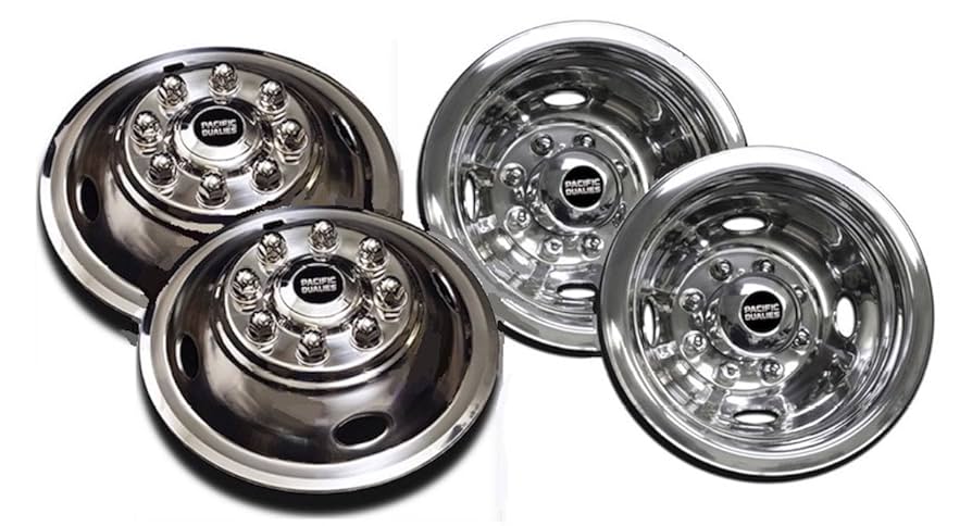 Amazon.com: Pacific Dualies 49-1608 Polished 16 Inch 8 Lug